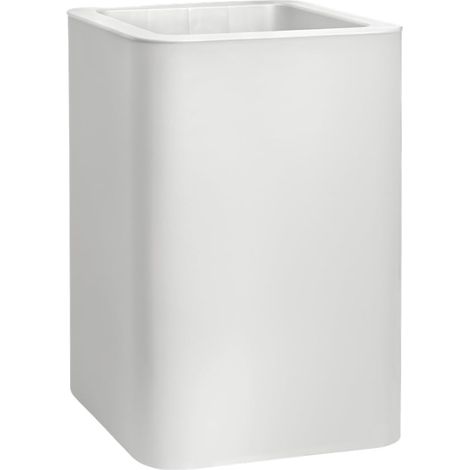 Jive Carree Haut 40cm Jardinière - Blanc