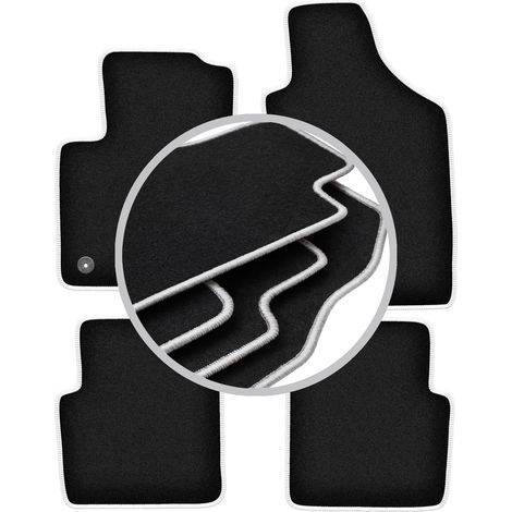 Tappetini auto CARLUX-SILVER per: Fiat 500 FL hatchback (2013-2019) (1/5)