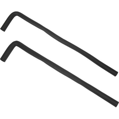 Kit flessibile riscaldatore di ricambio da 2 pezzi Kit modellato a 90 gradi adatto per motore Chevrolet serie LS 5/8 pollici 3/4 pollici ID