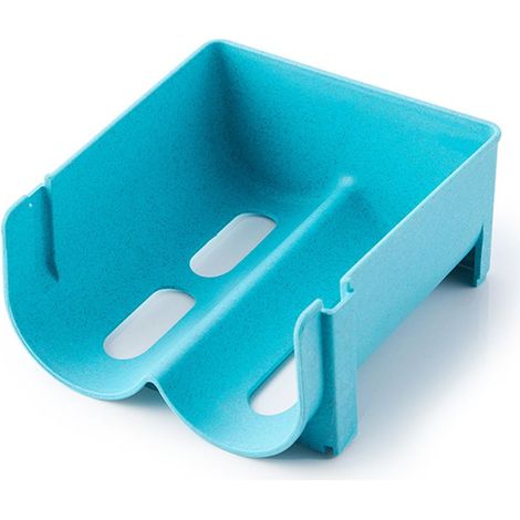 Porte bouteilles Réfrigérateur à Casier à Bière Casier à vin Empilable au Réfrigérateur Support de Rangement pour Réfrigérateur Empilé de Canettes Réfrigérateur Distributeur(bleu) (1/5)
