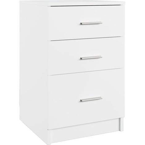 Maison Exclusive - Nachttisch Weiß 40x40x63 cm Holzwerkstoff