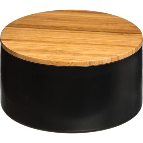 Schachtel mit Spiegeldeckel Natureo Atmosphéra. - Schwarz (1/2)