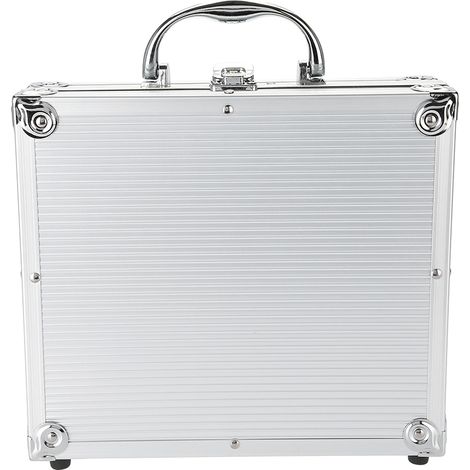 Mallette de rangement pour machine à tatouer en aluminium, étui de transport vide avec mousse, coffret organiseur rigide (1/5)