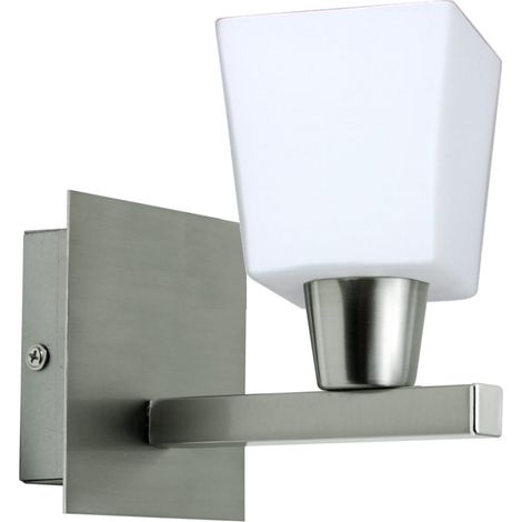 Applique Candellux Maxim 21-00408 argento vetro E14