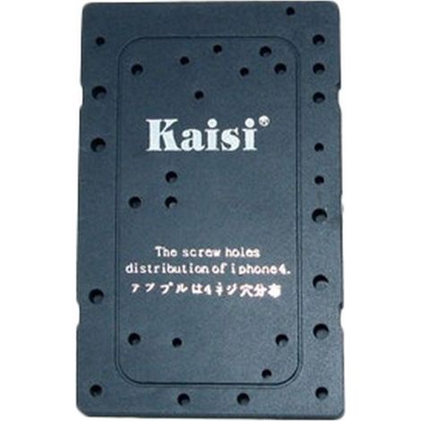 Plantilla de tornillos para desensamblar el iPhone 4S (1/2)