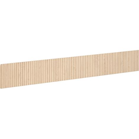 Mexen Rivel frente estriado para el cuerpo del armario de baño 120 x 20 cm, roble - 91A20-1200-235-1-81 (1/2)