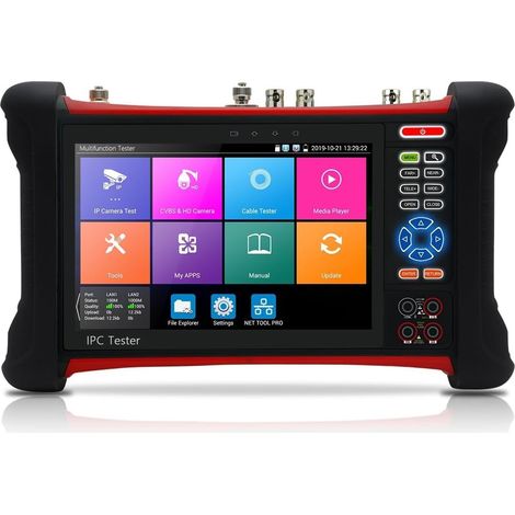 Testeur de vidéosurveillance prenant en charge la caméra IP X7 Testeur Ip Moniteur Portable Testeur De Caméra Moniteur De Caméra De Vidéosurveillance Testeur De Caméra Ip Cctv Testeur De Câble Réseau (1/4)