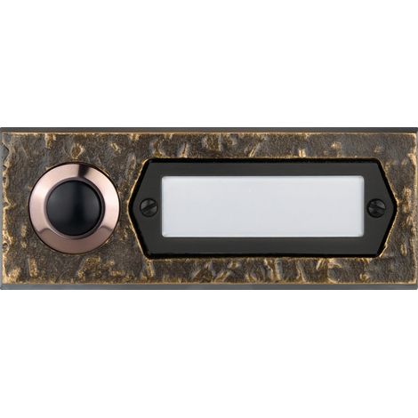 Grothe ETA 501 G pulsantiera di piano, fusione di bronzo, a montaggio superficiale, 55511