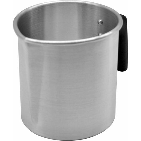 Candle Making Pouring Pot, 1.2L Wax Melting Cup Pouring Pot Aluminum Construction Candle Making Pitcher, Wax Melt Pot Pouring Pitcher with Heat-Resistant Handle for Soy Wax Candle &Soap(size:1.2L,) (1/5)