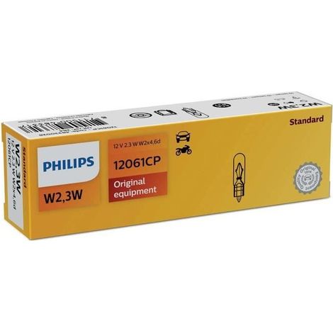 Ampoule de signalisation et d'habitacles W2,3W Philips