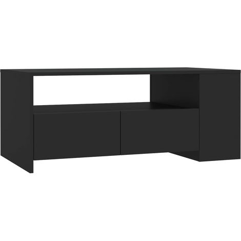 Maison Exclusive - Couchtisch Schwarz 102x55x42 cm Holzwerkstoff