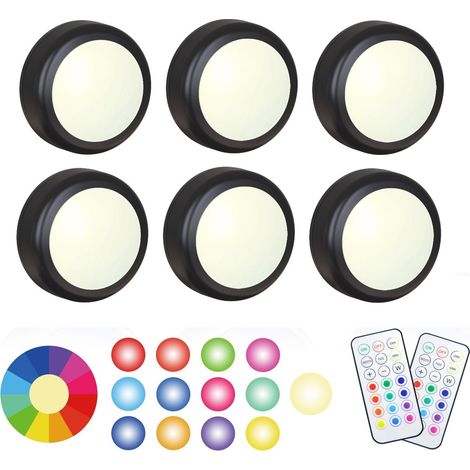 Projecteur LED, 6 unités, RGB, pour mettre en valeur les plafonds, les jardins, les façades ou les espaces extérieurs, pour des faisceaux concentrés dans diverses applications.-AquaForge (1/5)