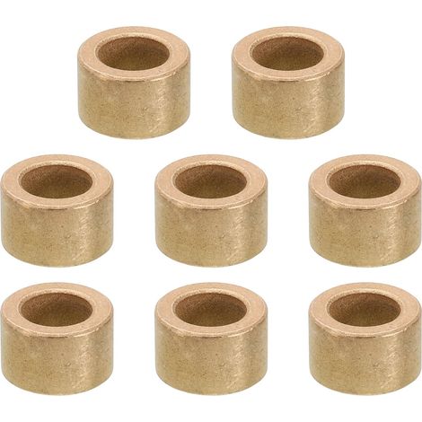 Entretoises en Laiton M10 8 Pcs Métal 10mm Id x 16mm Od x 10mm de L (1/5)