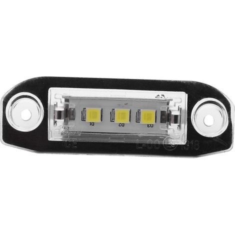 Lot de 2 éclairages de plaque d'immatriculation à LED pour S40 S60 S80 XC70 XC90