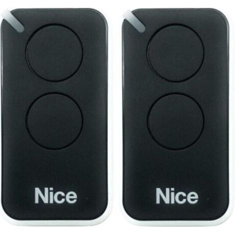 Radiocomando originale NICE INTI2 a 2 canali, nero – 2 pezzi (1/4)