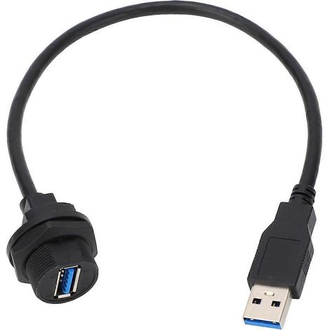 USB 3.0 Anschlussfeld (Stecker/Buchse), wasserfestes USB 3.0 Verlängerungskabel für digitale Geräte und Autos