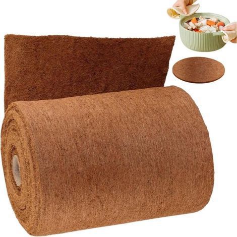 Revêtement en Fibre De Coco - Rouleau De Tapis Sûr Et Respirable - Doublure (1/5)