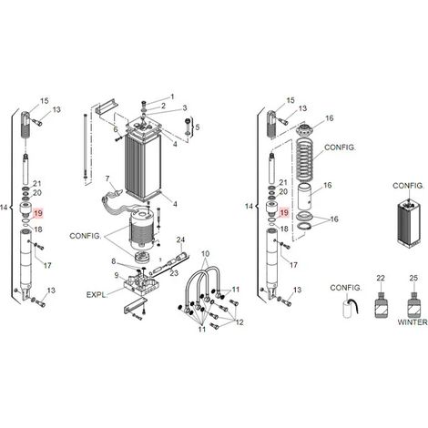 Guarnizione Or 40,95X2,62 3162 Ricambio FAAC 7090360025 (1/3)