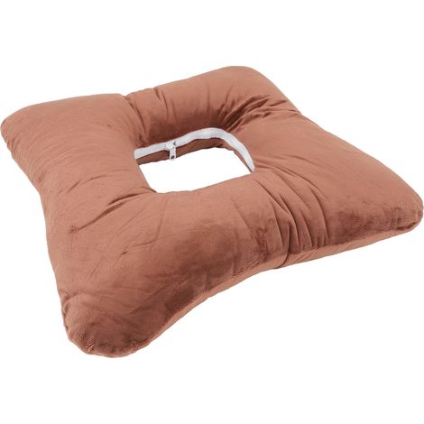 Coussin en forme de beignet pour hémorroïdes, soulagement des douleurs au coccyx, coussin médical anti-escarres pour femmes enceintes, personnes handicapées et paralysées (1/5)
