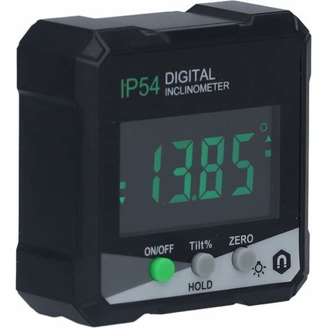 Inclinomètre Numérique Rapporteur Jauge de Niveau Détecteur D'angle Détecteur D'angle LCD Magnétique 360 ° (1/5)
