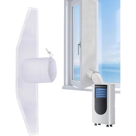 Kit d'étanchéité pour climatiseur de fenêtre - Sans perçage - Convient aux fenêtres coulissantes - 4 mètres (1/5)