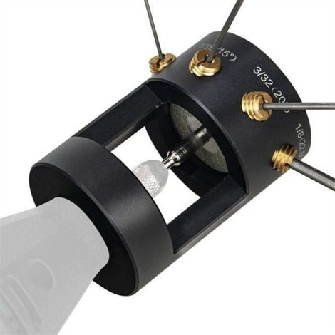 Tête d'Affûteuse Électrode Tungstène, Alliage Aluminium pour Soudure TIG, Outil de Meulage de Précision Professionnel (1/4)