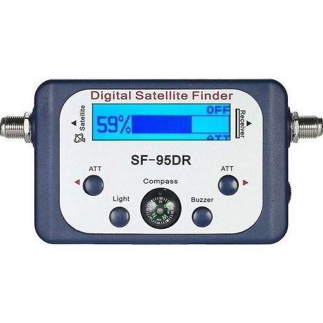 Digital For Tester Meter Tv Signal Receiver Sat Finder With Compass And Lcd Display Fta Dvb S2 (1/5)