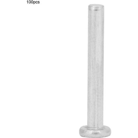 100 Stück M2,518/20 mm Flachkopf-Aluminiumnieten, Senknieten (M2,518)