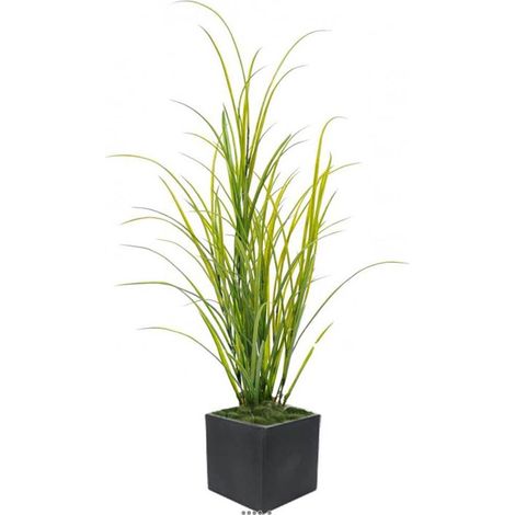 Graminée Herbe des champs factice H100cm L45cm plastique ext. en pot
