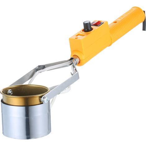 Four à étain portable en alliage de titane, pot à souder à température réglable, fusion haute puissance, petit trempage pour les ménages et les électriciens SWDT98-C 380W (1/5)