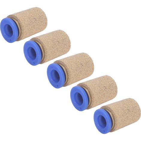 5 Pièces Filtre à Bruit en Laiton pour Cylindre Pneumatique PSF‑8 - Silencieux d'Échappement (1/5)