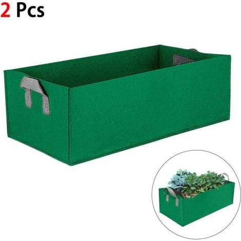 2pcs Sacs de plantation en feutre non tissé(Entrepôt français en stock) (1/4)