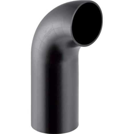Geberit PE Bogen mit langem Schenkel,  DN 125,  dø 125 mm, 368.015.16.1