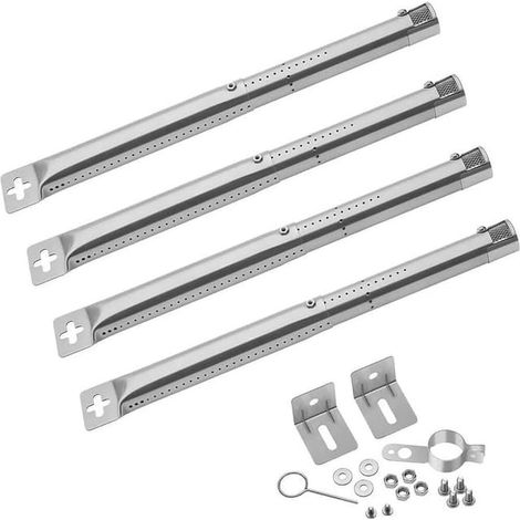 Quemador De Gas - Acero Inoxidable - Ajustable 31 A 44 Cm - Para Barbacoas - Unidad (1/5)