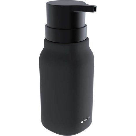 Nimco Eni - Dispensador de jabón líquido, negro mate ENC 31X-90-90 (1/4)