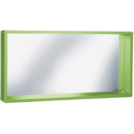 Miroir avec Le Cadre et Le Plateau, Le Bois, Le Vert, 13 x 110 x 55 cm, 110 x 55 x 13 cm (1/5)