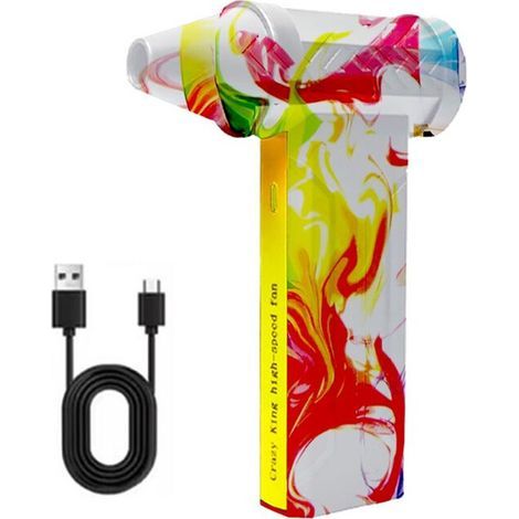 Souffleur D'Air Électrique Turbo JetFan 160000RPM Moteur Sans Balais Turbo Ventilateur Violent USB Rechargeable Puissant Souffleur D'Air et de (1/4)