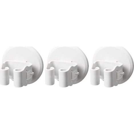 Support de vadrouille à ventouse et support de balai, fixation murale à Clip antidérapant, outil de nettoyage (1/4)