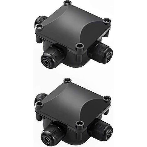 3-Wege-Wasserdichtkabelverbinder, 2er-Pack IP68-Anschlussdosen für den Außenbereich (1/5)
