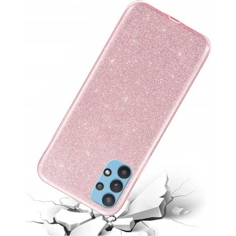 Glitzerhülle für Samsung Galaxy A32 5G, Pink (1/3)