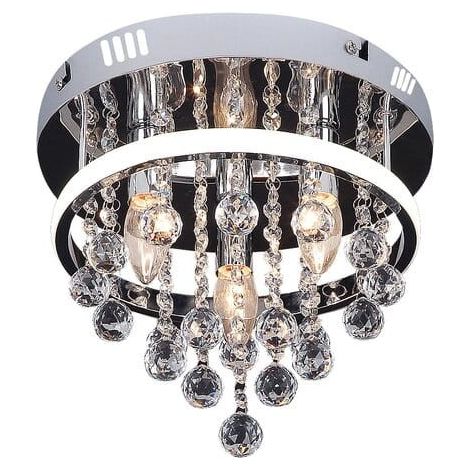 Plafoniera cristallo Rabalux Pallas cromo 30cm LED