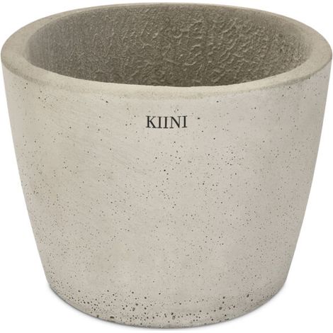 KIINI Beton-Outdoor-Topfblumen-Blumenständer für den Innenbereich - Garten L Grau (1/3)