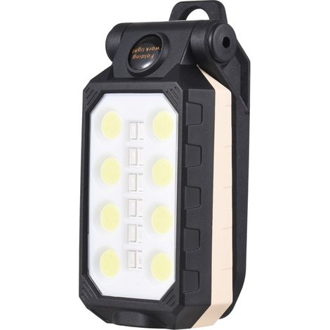 Lampe travail LED COB – USB rechargeable – Magnétique – 4 modes – IPX6 – Auto/Garage (1/5)