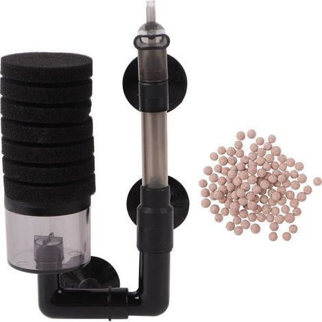 BelleRise - Filtre éponge aquarium – YU-118 – Silencieux sans moteur – Nano aquascaping (1/5)