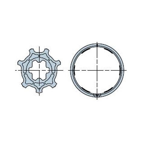 ERA S Adaptation rond 44 mm, roue + couronne NICE