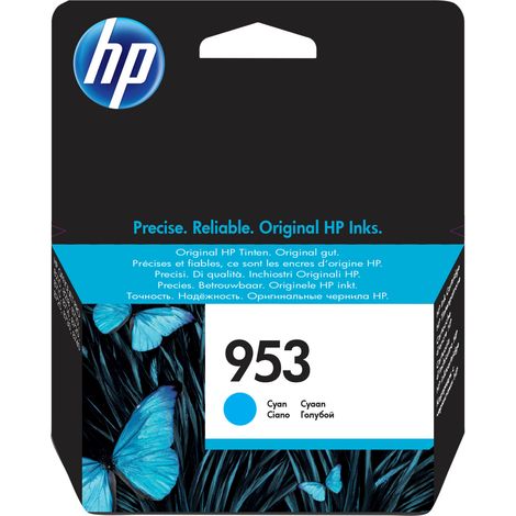 HP 953 Cyan Original Ink Cartridge cartouche d'encre 1 pièce(s) Rendement standard (1/4)