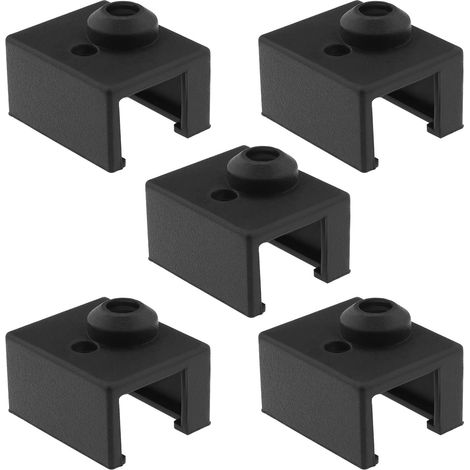 5 confezioni di manicotti di ricambio in silicone, compatibili con Ender 3 S1/S1 Pro/S1 Plus, colore nero. (1/5)