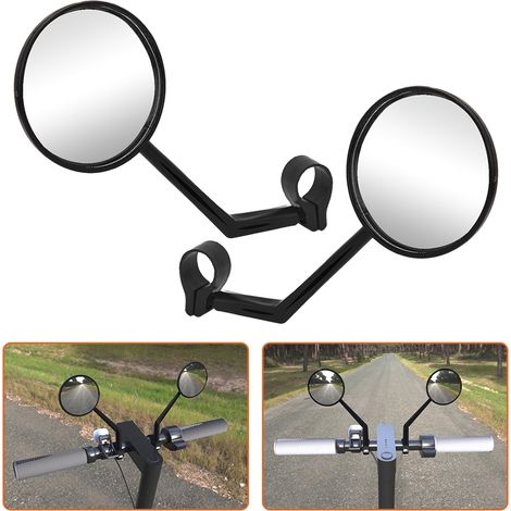 Rétroviseur grand angle pour scooter électrique Xiaomi, miroir large antidérapant et réglable. (1/5)
