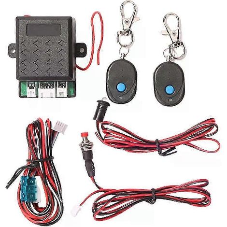 Sistema de alarma inalámbrico de 12 V para el bloqueo del motor del automóvil, circuito inteligente antirrobo, dispositivo antirrobo de desbloqueo automático en caso de fallo de alimentación. (1/5)