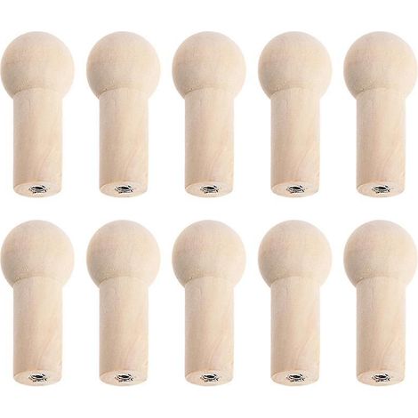 10 chevilles en bois